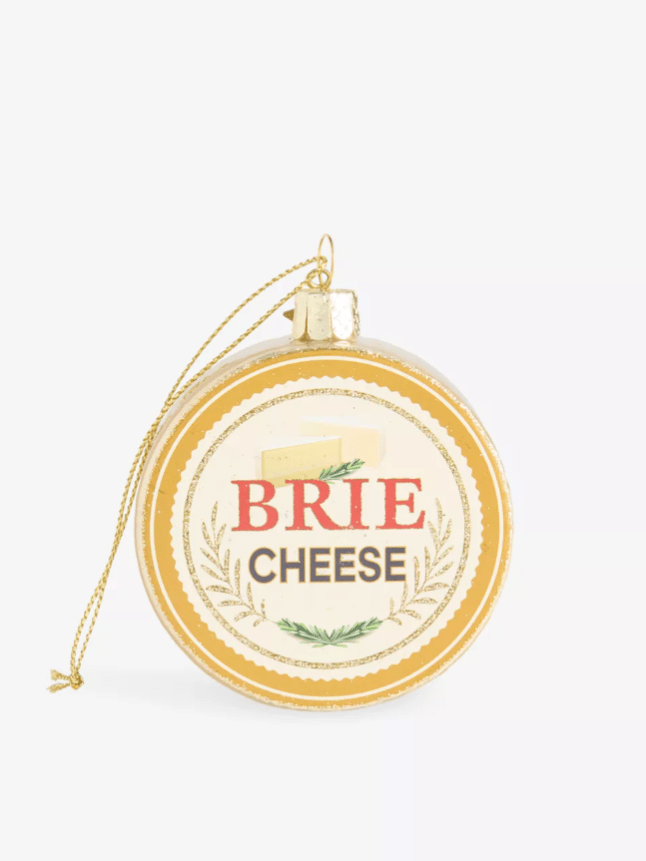 Brie cheese Christmas Decoration