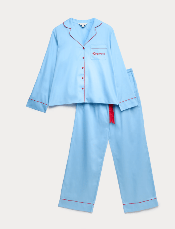 Blue slogan pjs