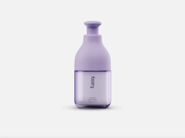 Purple bottle from Fussy