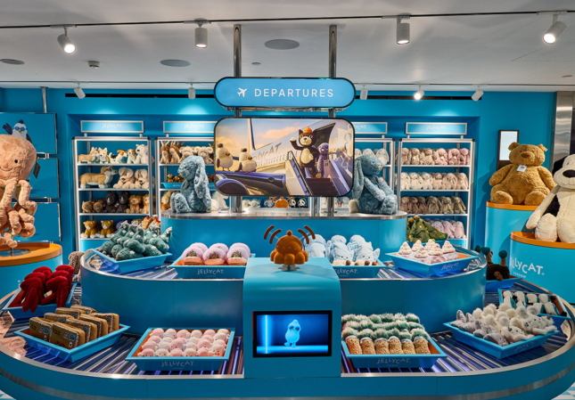Inside Harrods' latest Jellycat area - Jellycat Airlines