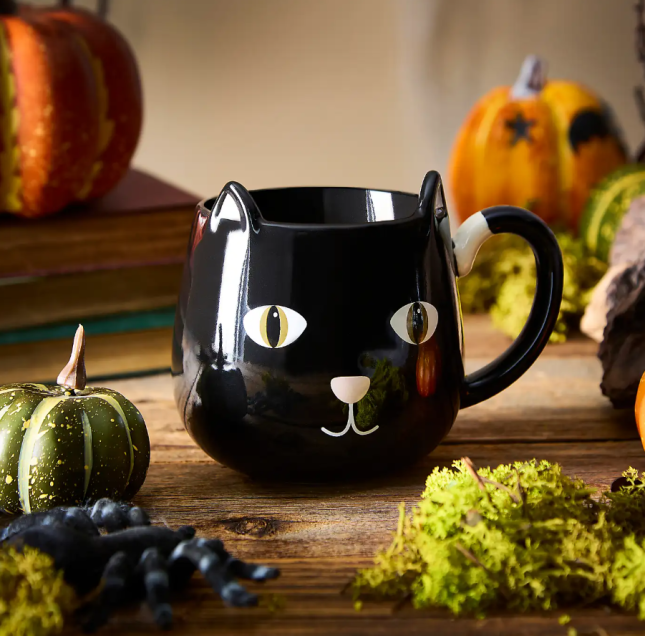 Black cat mug