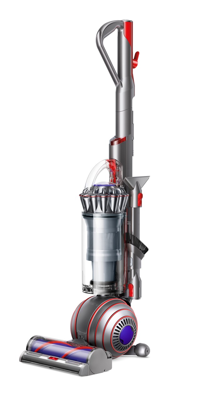 Standing Dyson vacuum cleaner