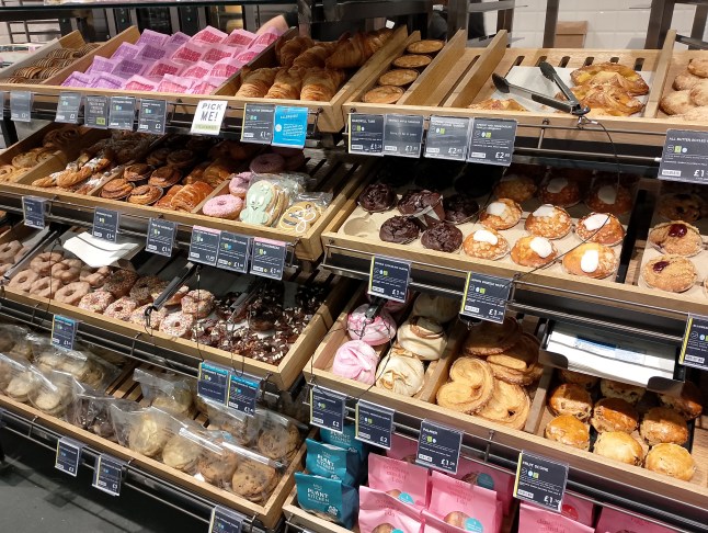 M&S bakery items