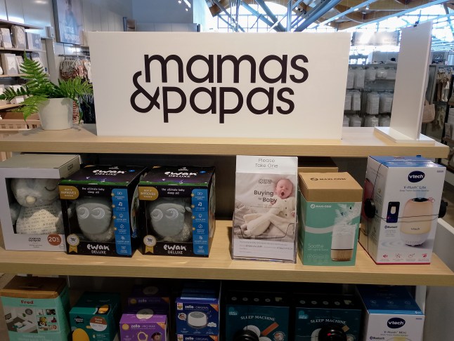 Mamas & Papas concession at M&S Cheshire Oaks
