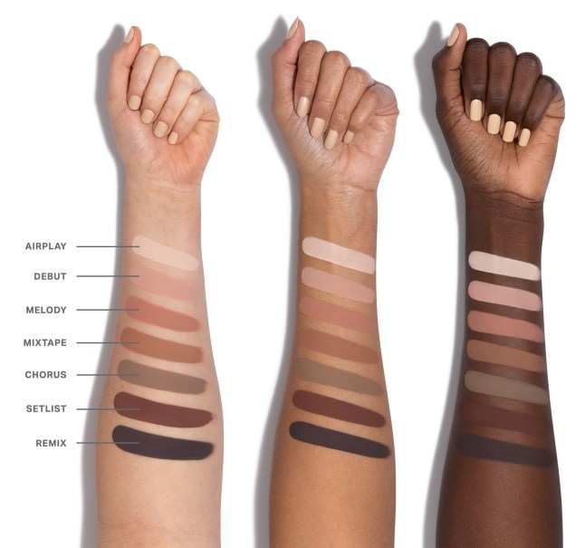 Explore seven shades of the Morphe shadows