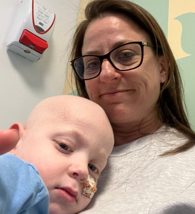 Raffi Starkowitz after chemo with his mother Nicky. A little boy has been diagnosed with a rare brain cancer after he was spotted "walking unsteadily" at nursery.Four-year-old Raffi Starkowitz was at nursery when he suddenly began unsteady on his feet and would lean to one side in March 2025. His parents Neil, 47, and Nicky, 46, were called and thought it was strange, and took him to A&E. An emergency MRI scan showed he had a space-invasion lesion, and he was rushed to Great Ormond Street Hospital, where he underwent a 10-hour operation to remove the mass on his brain. Photo released 19/11/2025