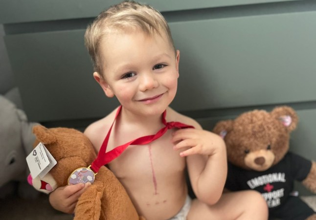 Lindsay Copley: My son was born with two holes in his heart