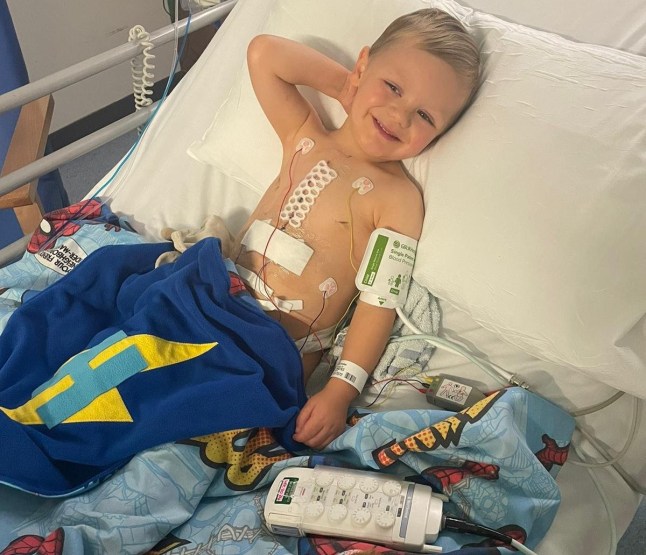 Lindsay Copley: My son was born with two holes in his heart