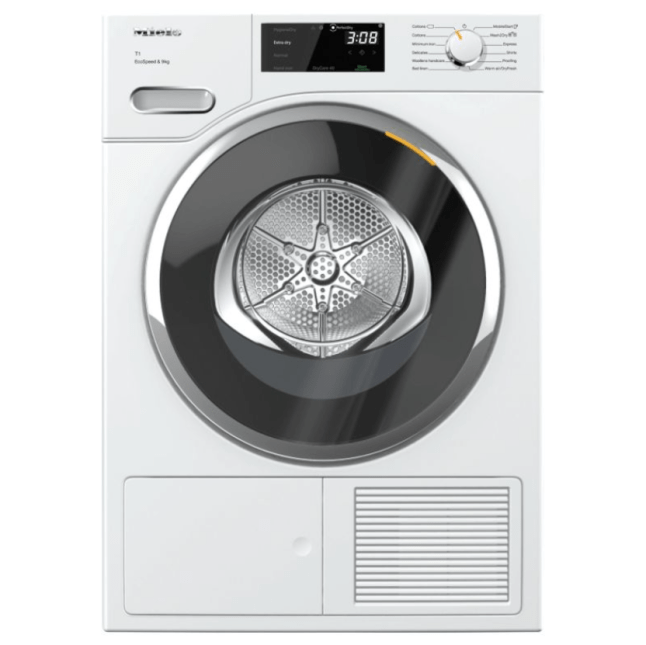 White tumble dryer