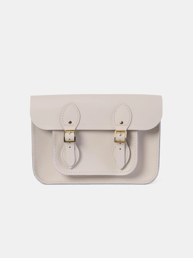 Pale pink satchel bag