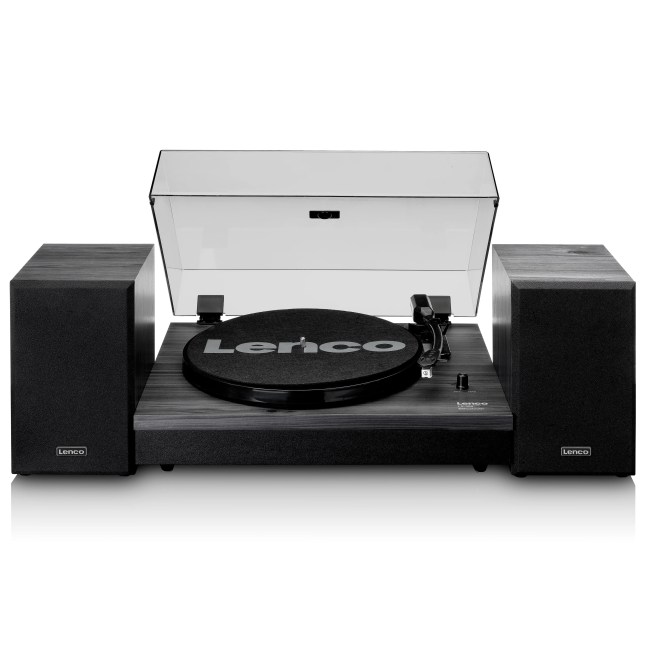 Black LENCO Bluetooth Turntable