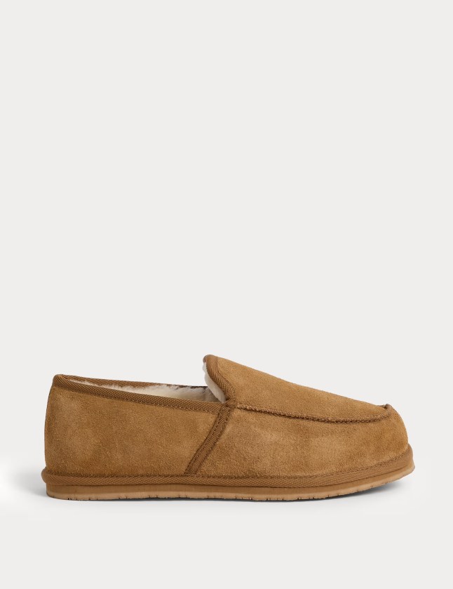 Brown Moccasin Slippers