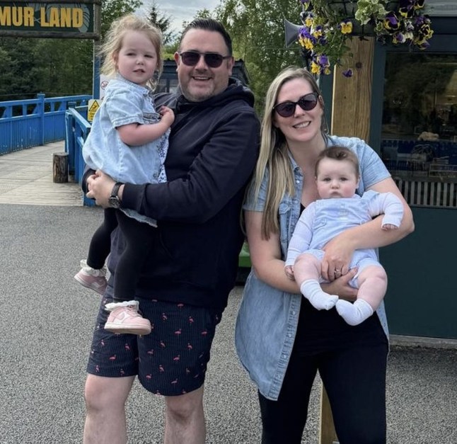 PIC FROM Kennedy News and Media (PIC SHOWS: DEBRA MACCUAIG, 38, WITH HUSBAND NIALL MACCUAIG, 40, AND THEIR TWO CHILDREN ELSIE MACCUAIG, 3, AND ALFIE MACCUAIG, 1) A mum believed her bronzed complexion was due to fake tanning for nights out - only to learn it was a symptom of CANCER. Debra MacCuaig developed a new, strange itch that she initially thought was due to a reaction to a washing detergent or moisturiser. The 38-year-old teacher also noticed she was looking particularly tanned, but put this down to fake tanning more than usual for social plans. DISCLAIMER: While Kennedy News and Media uses its best endeavours to establish the copyright and authenticity of all pictures supplied, it accepts no liability for any damage, loss or legal action caused by the use of images supplied and the publication of images is solely at your discretion. SEE KENNEDY NEWS COPY - 0161 697 4266