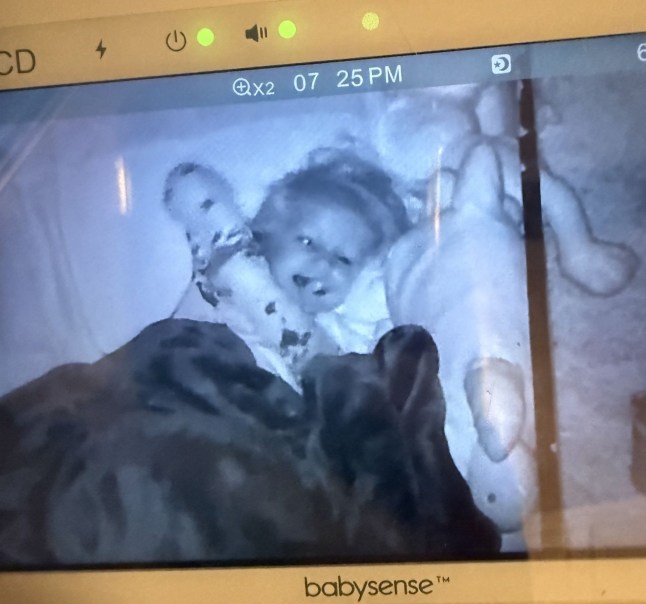 PIC FROM Kennedy News and Media (PICTURED: MILEY DRAIME, 2, WITH A WHITE GLOW IN HER EYE) A mum claims a baby monitor saved her tot's life after it revealed a 'glow' in her pupil - that turned out to be cancer. Kristen Draime was concerned about her daughter Miley Draime when she noticed her left eye 'wandering' in September 2025 and booked an appointment with a doctor. Initially reassured it wasn't anything to worry about, the paediatrician referred Miley for a December appointment with an ophthalmologist to rule out anything more serious. DISCLAIMER: While Kennedy News and Media uses its best endeavours to establish the copyright and authenticity of all pictures supplied, it accepts no liability for any damage, loss or legal action caused by the use of images supplied and the publication of images is solely at your discretion. SEE KENNEDY NEWS COPY - 0161 697 4266