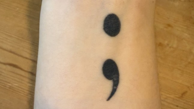 Harriet's original tattoo on her arm.