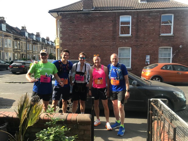 WORDS BYLINE: Sarah Ingram / **NOTE TO EDITORS - PLEASE RETAIN REFERENCE TO NHS CHARITIES TOGETHER** / Mark Moran was used to endurance sports when a seemingly gentle bike ride saw him lying on the side of the road, with no heartbeat and close to death. / The keen cyclist, triathlete and marathon runner, was fit and healthy when he went into cardiac arrest in November last year. / Mark, 63, from Bristol, was on a bike ride with his friends Steve Makin and Dave Lane going from Cirencester to a pub in Frampton Cotterell, South Gloucestershire. / They were looking forward to chips for lunch at the Crown pub when "the lights started to go out", he says. / "It happened over a period of a few seconds. I'm on the bike and I start to feel dizzy like I'm passing out. I go to slow down because I'm clipped onto my pedals. And then there was just nothing. / "No energy, no muscle, no nothing. The last thing I remember is facing at an angle. And the last thing to go through my head was - 'This is it'. / "There was almost a sound of thunder in the background and it just felt like the end," he remembers. / Mark collapsed on the side of the road and his friend Steve was by his side in seconds. / "It was obvious I was gone," says Mark / "I was laid there, not moving, with my eyes wide open, not breathing. So for Steve it was absolutely terrifying." / Steve, who remembered the "Stayin' Alive" campaign from years before, immediately started CPR, pumping rhythmically to the tune of the Bee Gees so hard on Mark's chest that he broke three of his ribs. / Steve managed to dial 999 while their other friend Dave cycled back to help, clearing Mark's airwaves and putting him into the recovery position. / Between them they kept Mark alive until first responder Pete Bishop from South Western Ambulance Service Foundation Trust arrived from Tetbury in just nine minutes. / In another miraculous twist, Steve had the What3words app on his phone, meaning he could direct Pete to their exact position, saving crucial time. / Pete gave Mark, whose lips had turned blue, two lifesaving defibrillator shocks. ...