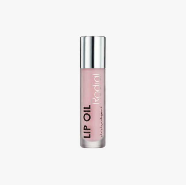 Pink lip product with silver cap