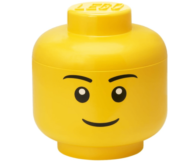 Yellow leggo head