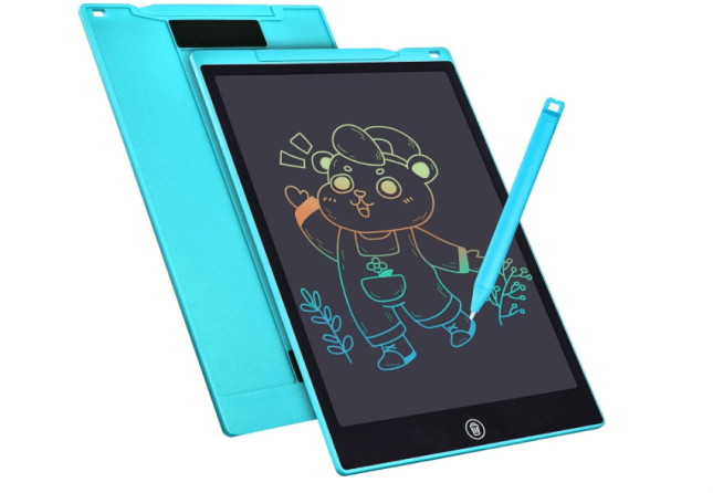 Blue tablet for children