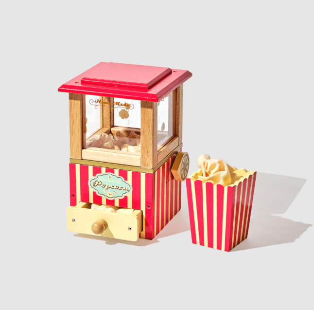 Toy popcorn machine