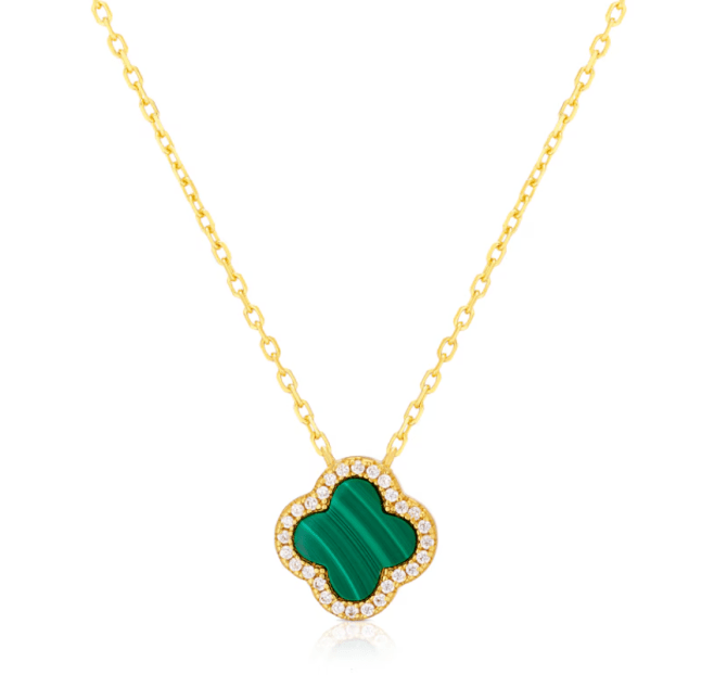 Four leaf clover necklace