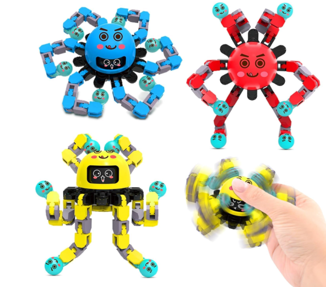 Shaped fidget spinners