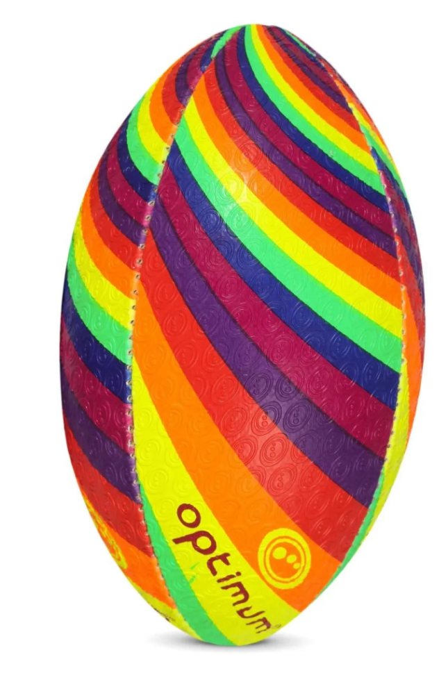 Multicoloured stripe ball