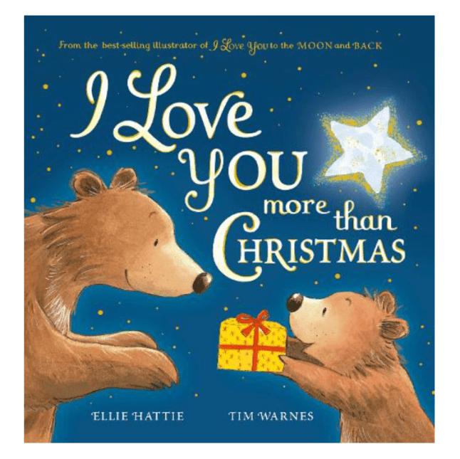 Blue book with bears on the front cover