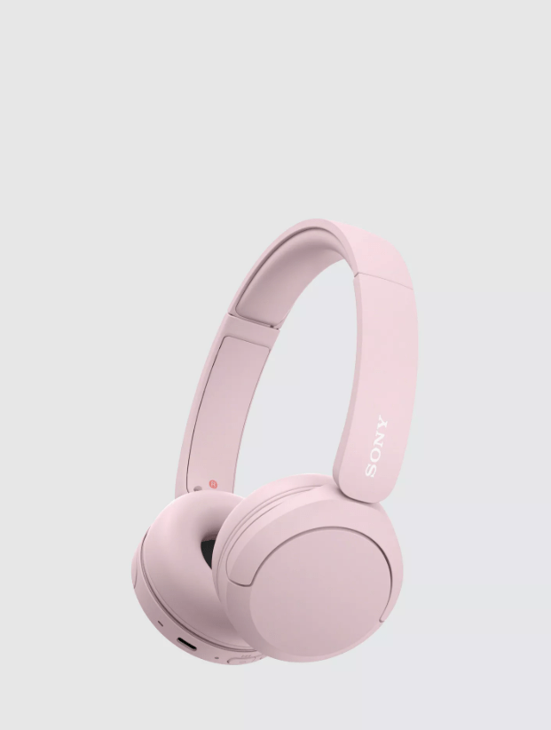 Pink headphones