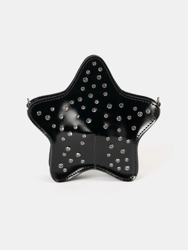 Black star bag with studding