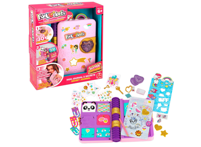 Pink secure diary for kids