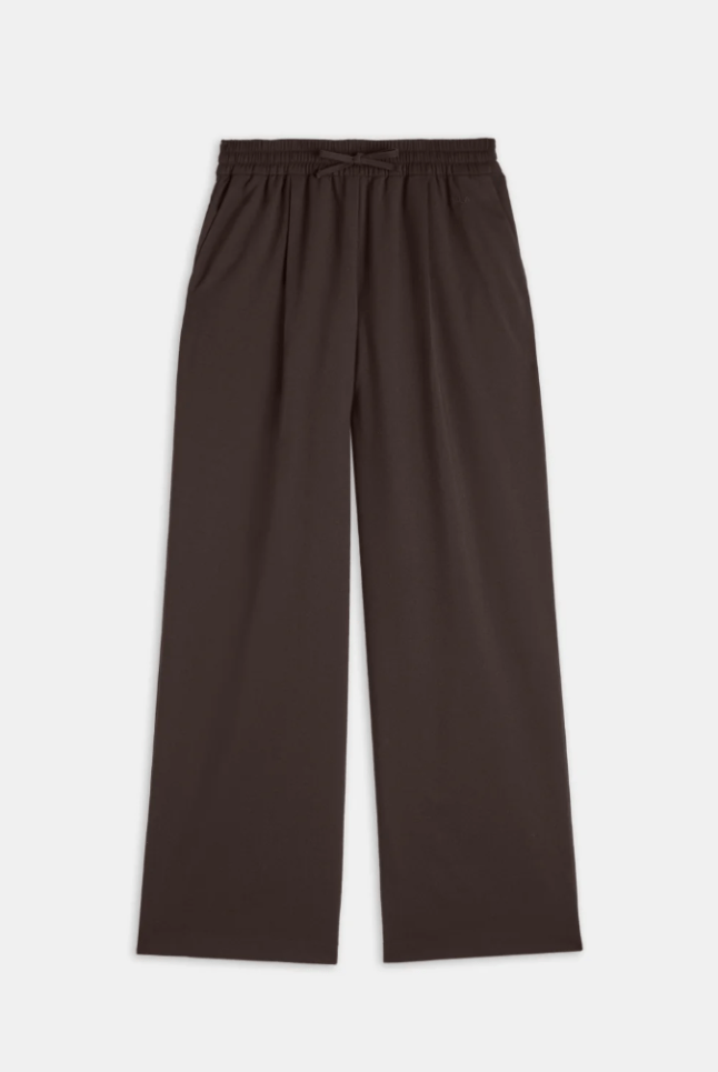 Flat image of brown joggers