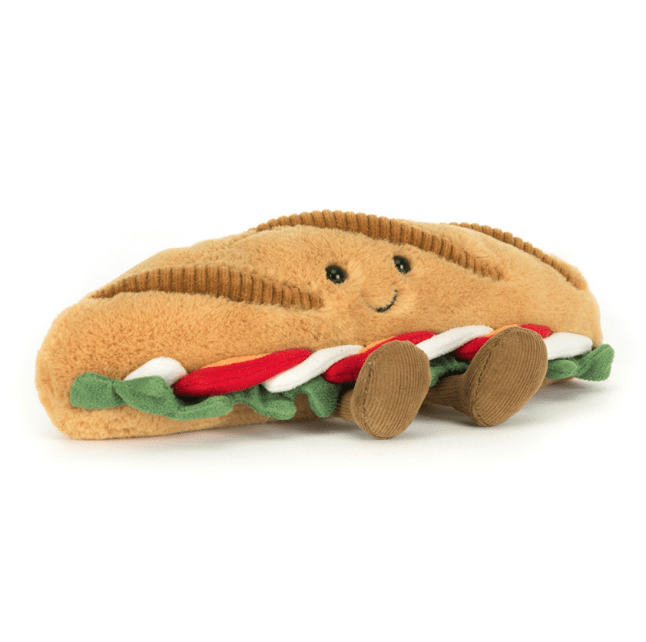 Stuffed baguette toy