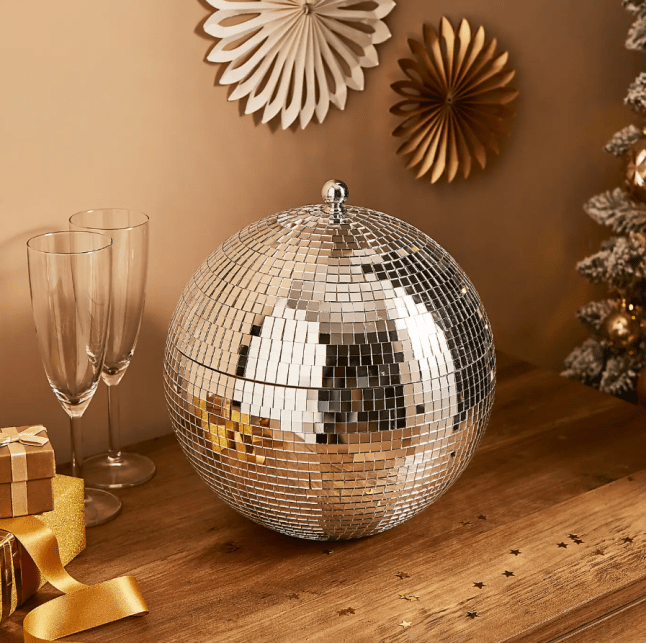 Disco ball ice bucket