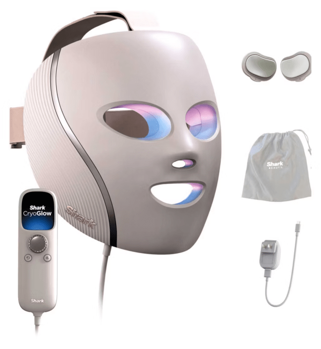 LED mask with remote and accessories