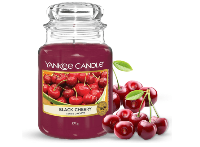 Image of Yankee Candle Scented Candle in Black Cherry from Amazon
