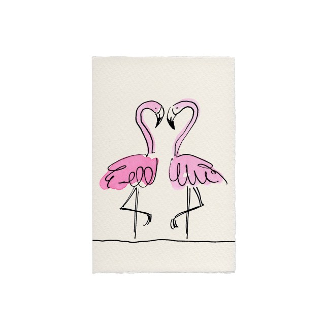 Flamingo Valentine’s Day Card