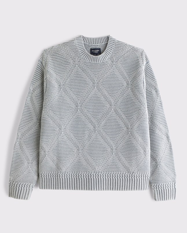 Grey knitted jumper
