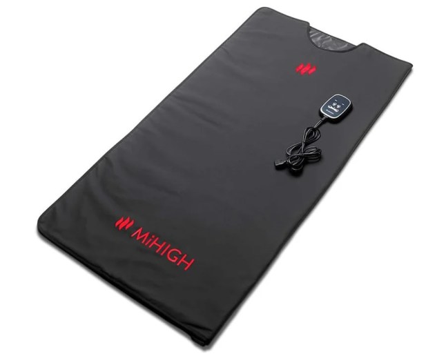 Black sauna blanket