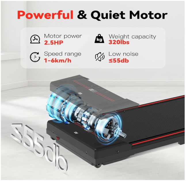 Sperax Walking Pad Treadmill descriptive image