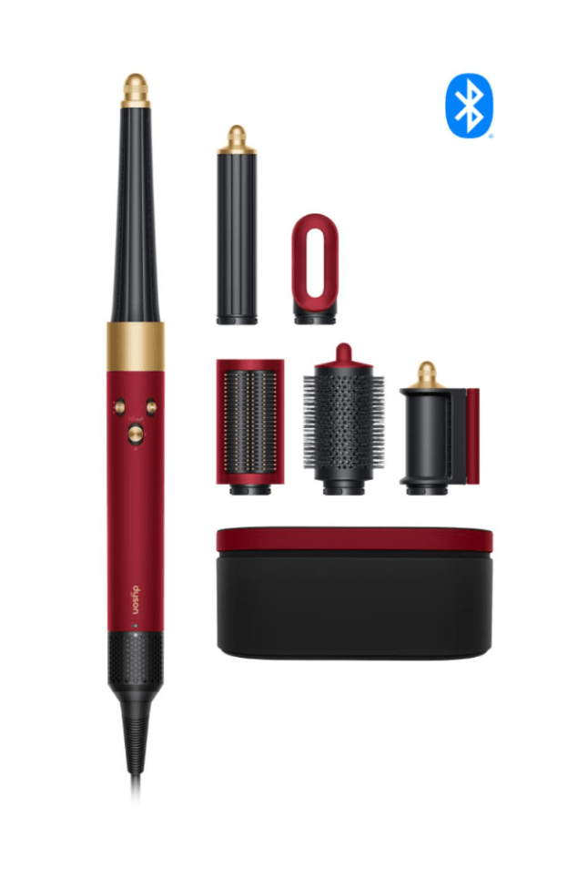 New Dyson Airwrap i.d.™ multi-styler and dryer - Straight+Wavy in Red Velvet/Gold by Dyson