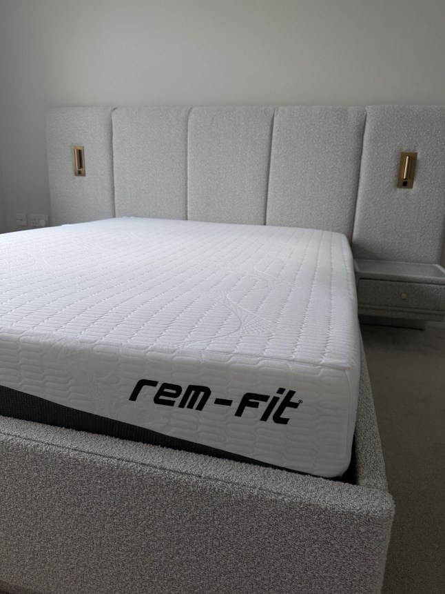 End of bed/matress photo