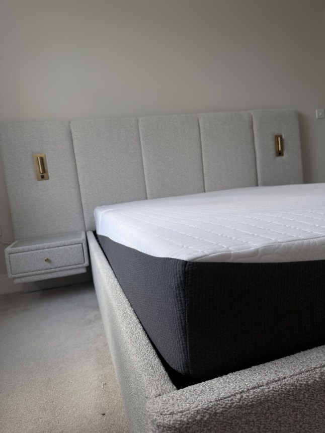 End of bed/mattress photo