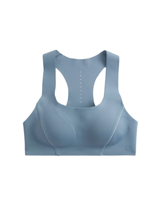 Blue sports bra
