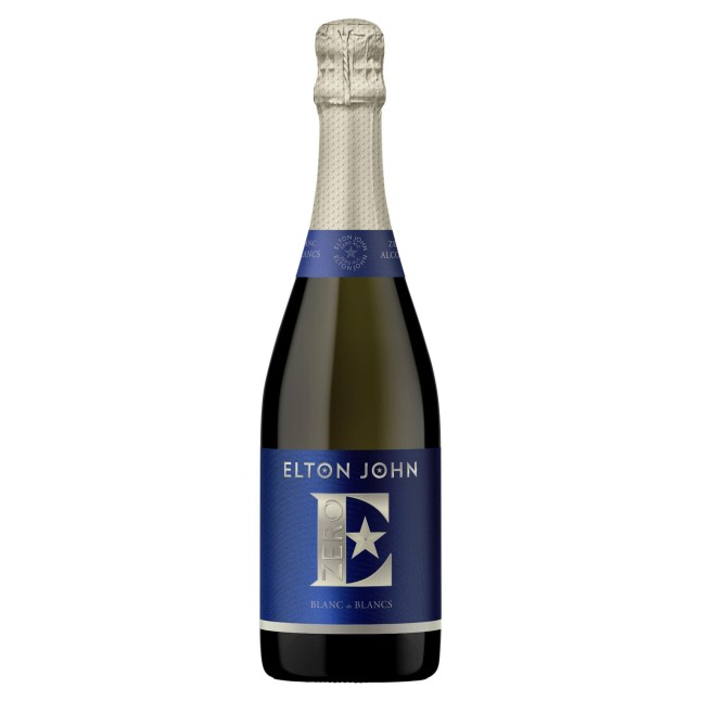 Elton John Zero 75cl Blanc de Blancs 0.0% Alcohol Free Wine Based Drink