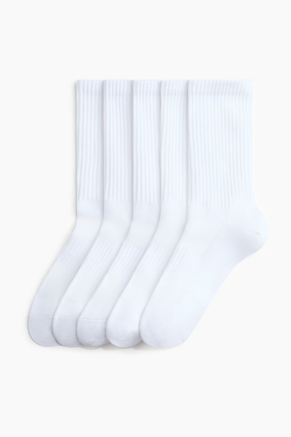 White socks