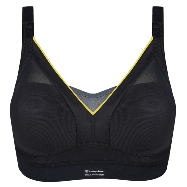 Black sports bra