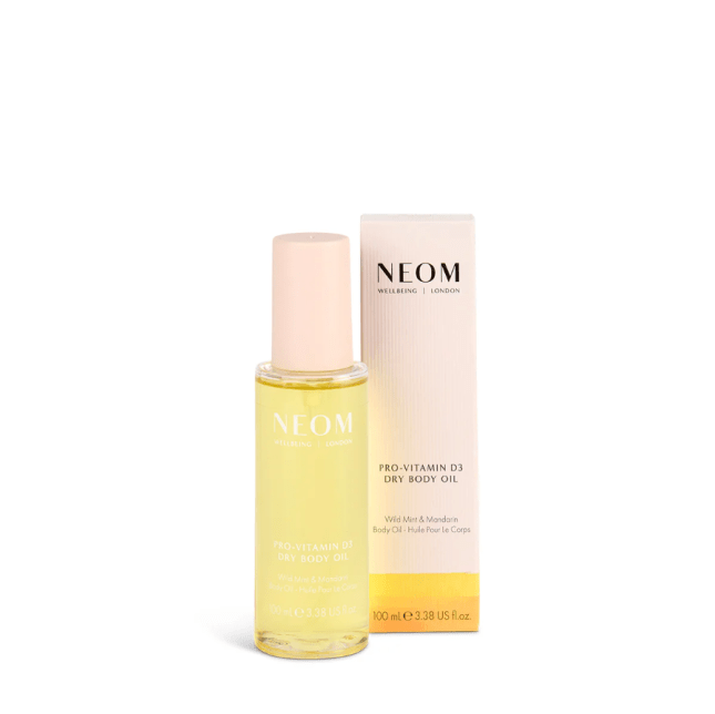 Yellow bottle of oil