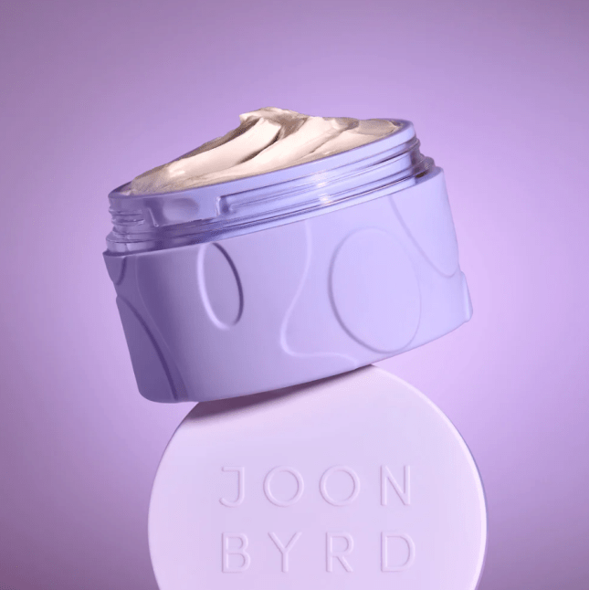 Purple pot of body cream
