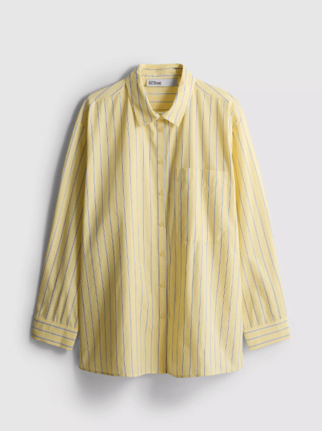 Yellow striped shirt